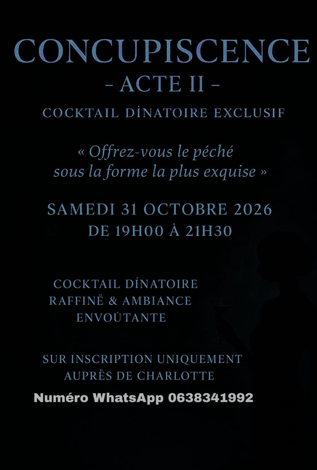 Cocktail VIP – Concupiscence Dark Night