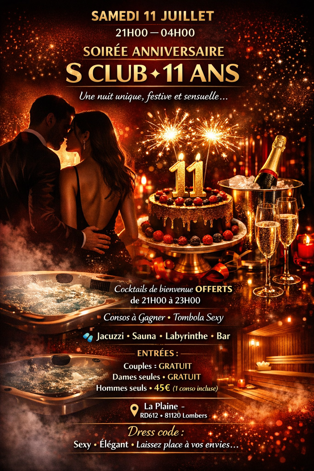 Soirée Anniversaire Sclub 11 ans
