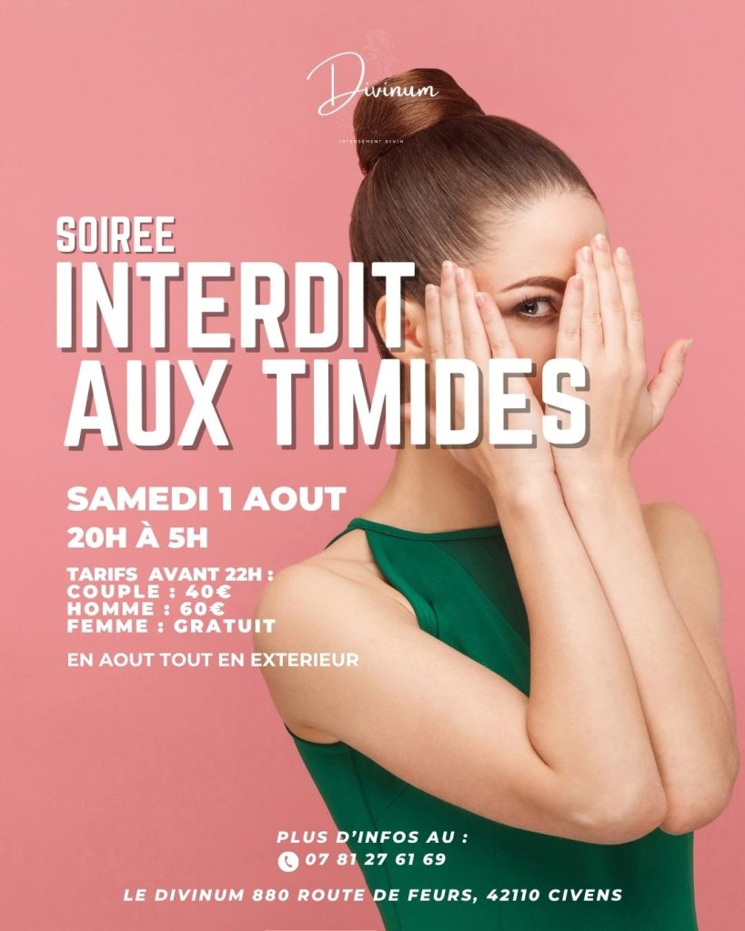 Soirée Interdit Aux Timides