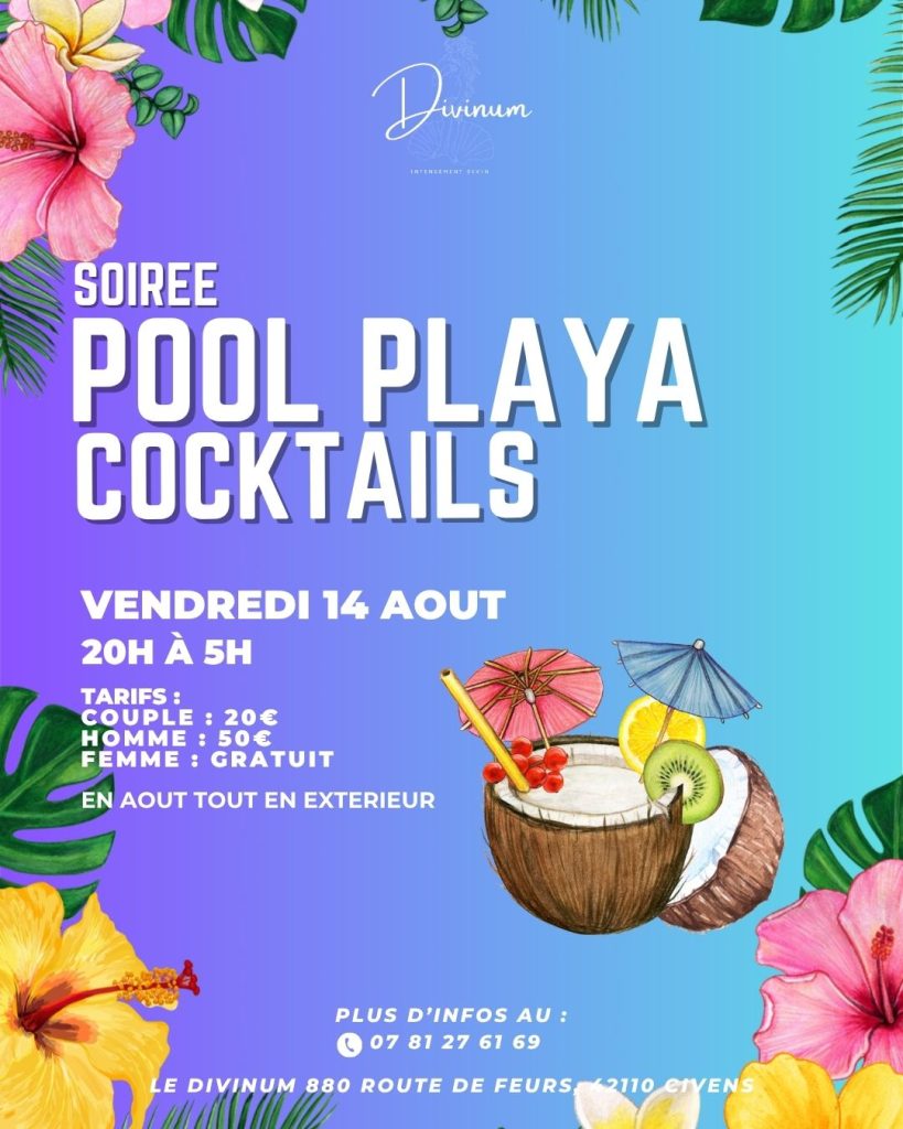 Pool Playa Cocktails