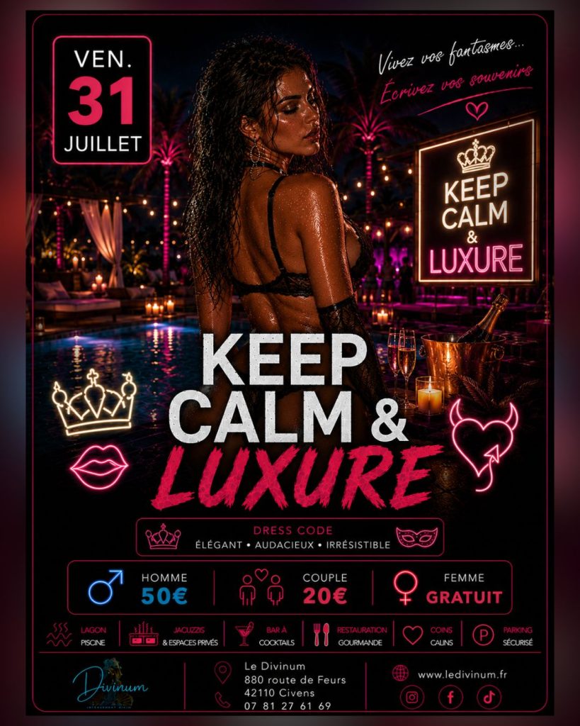 Keep Calm & Luxure