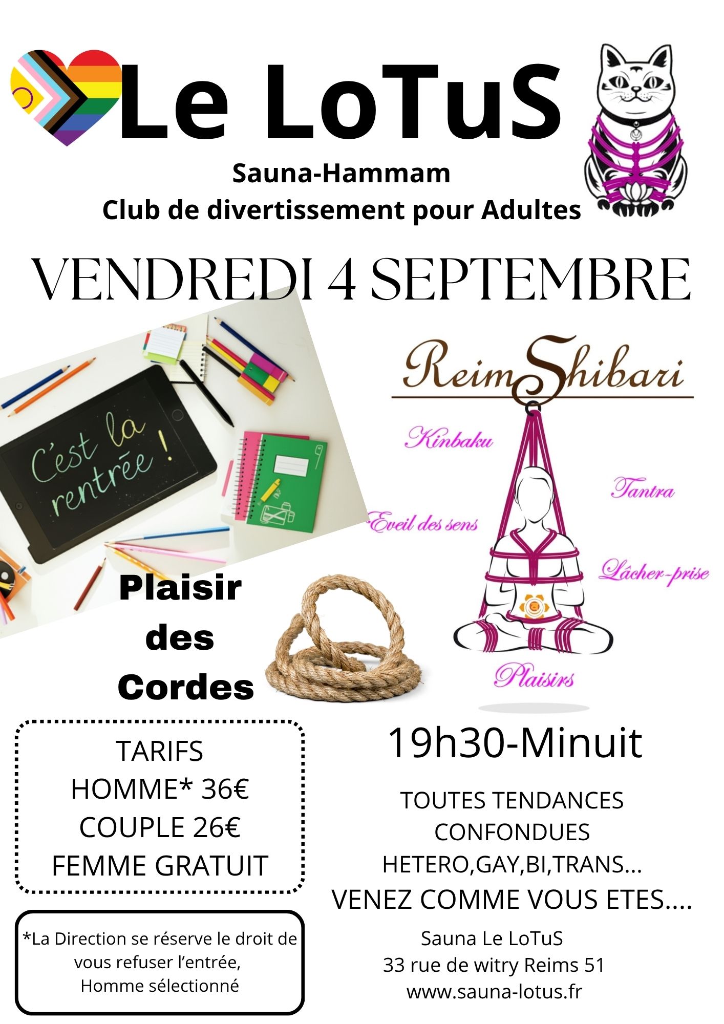 C’est la Rentrée pour le plaisir des cordes !