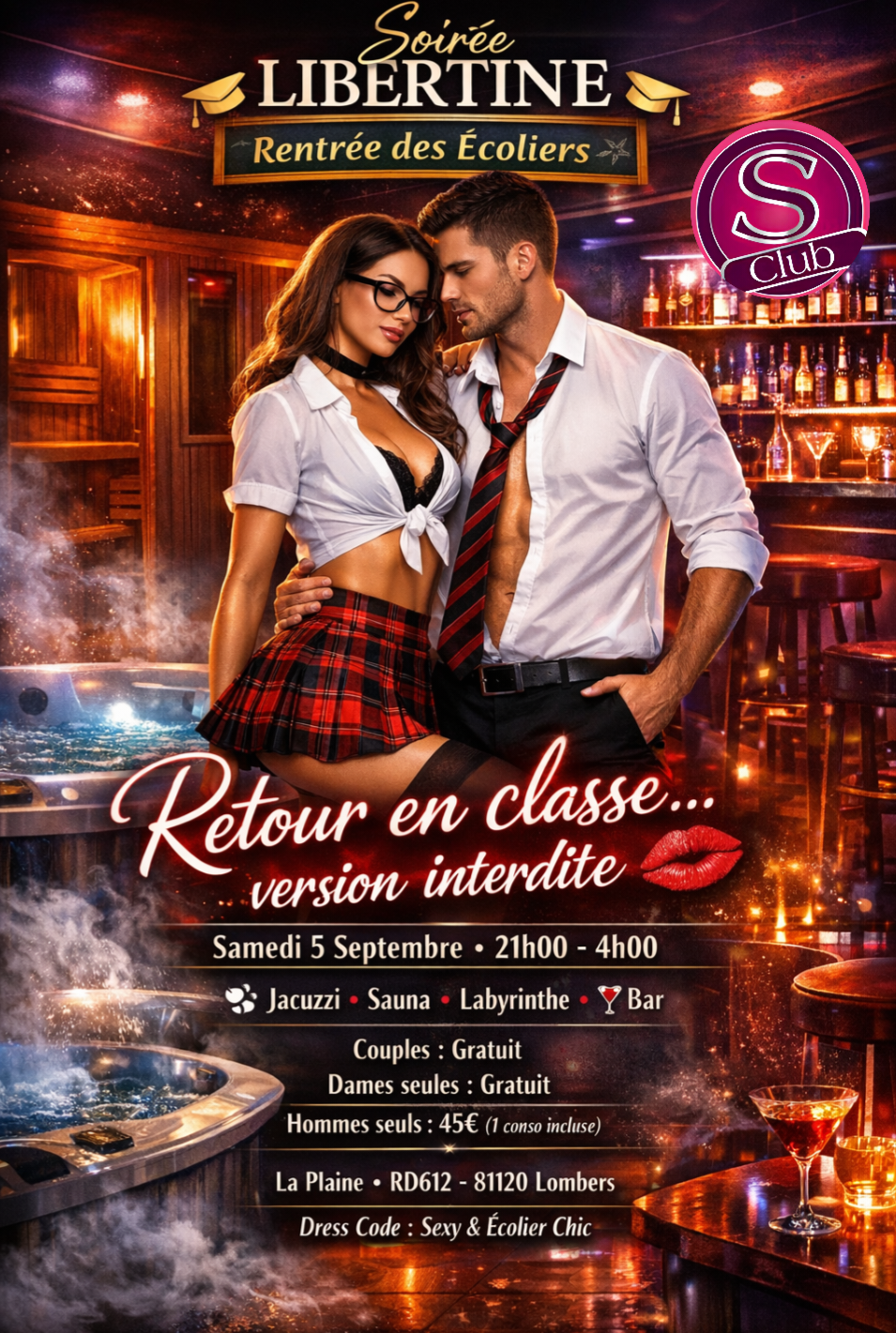 Soirée Libertine – Rentrée des Écoliers