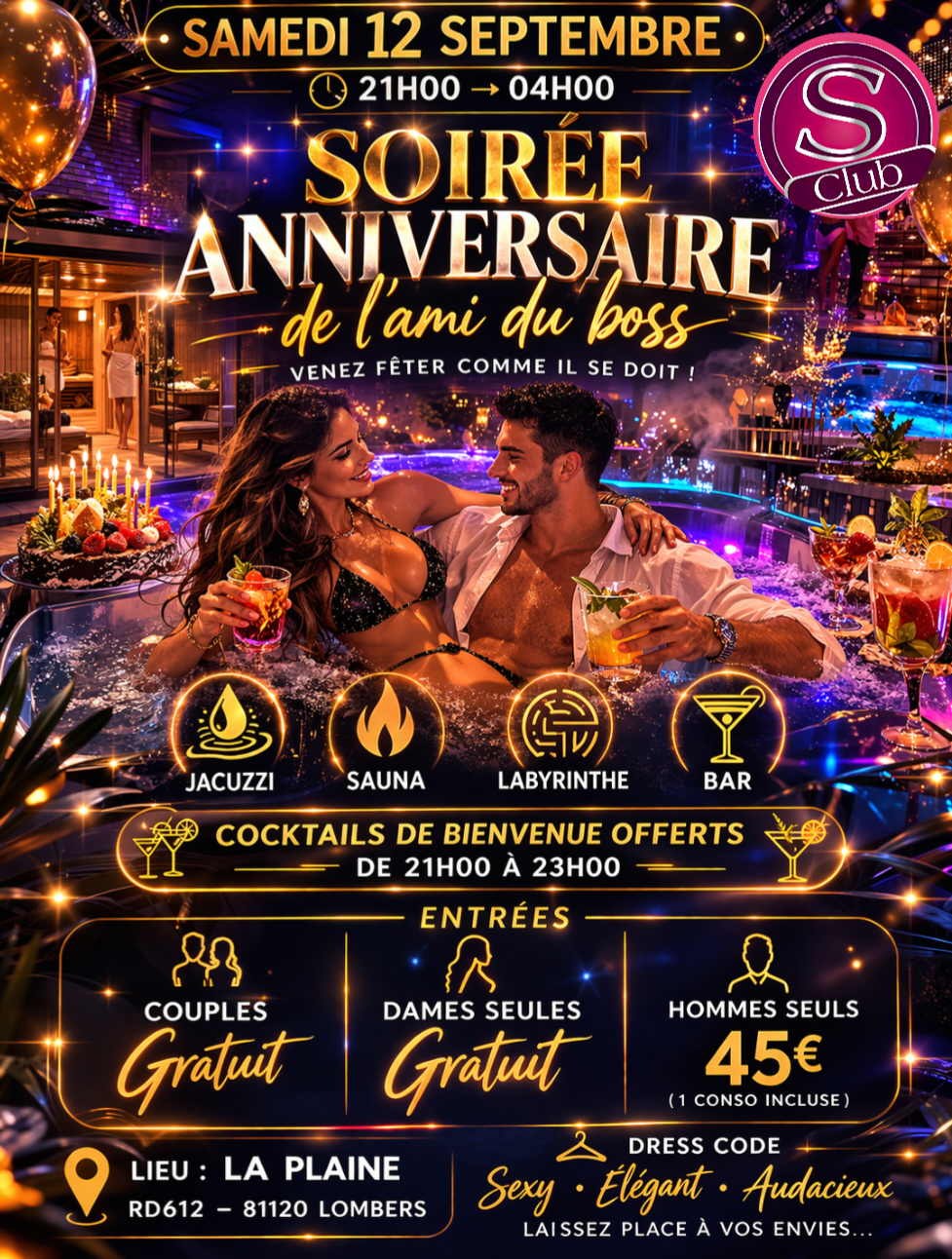 Soirée Anniversaire de l&rsquo;Ami du Boss