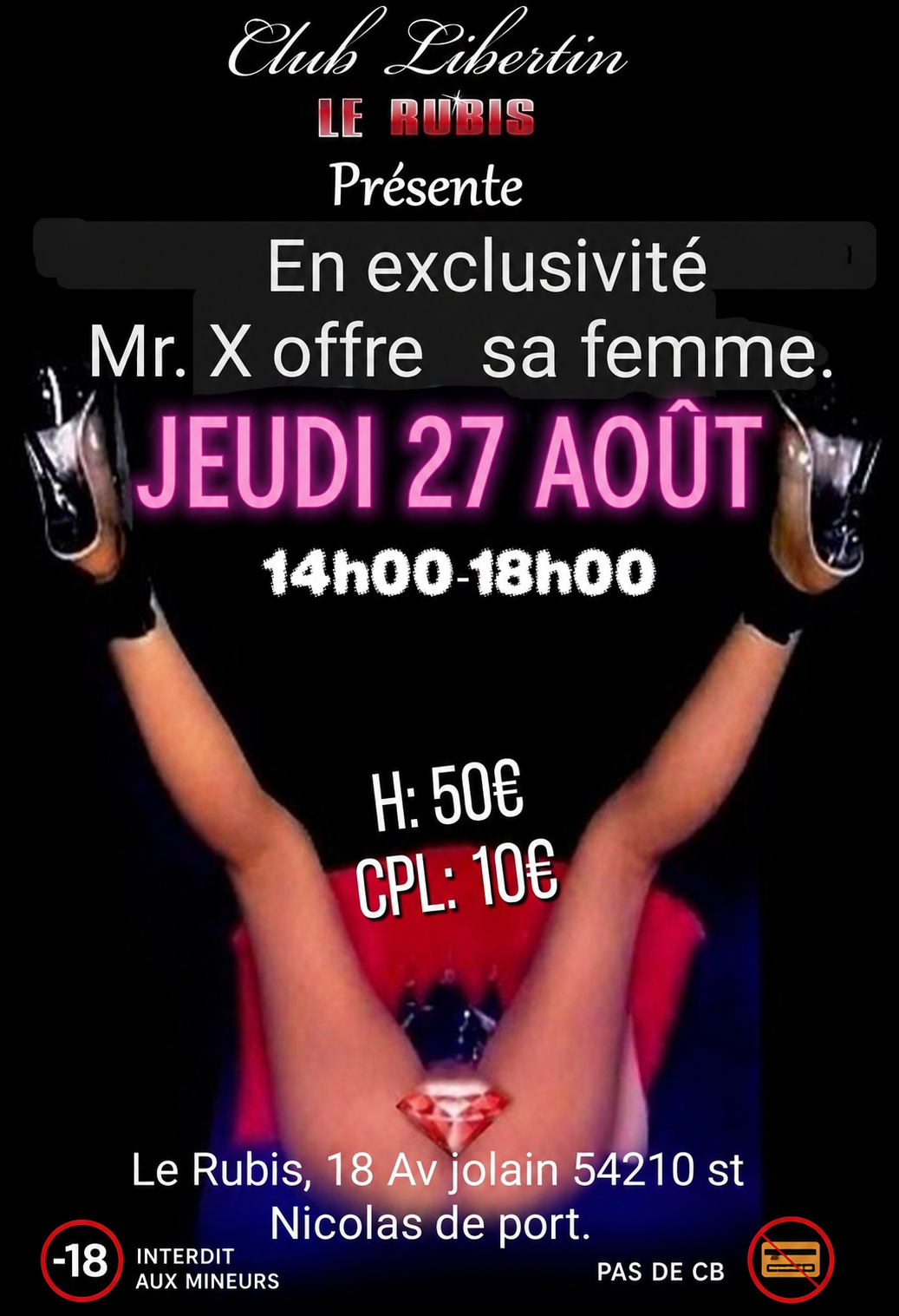 Mr. X offre sa femme