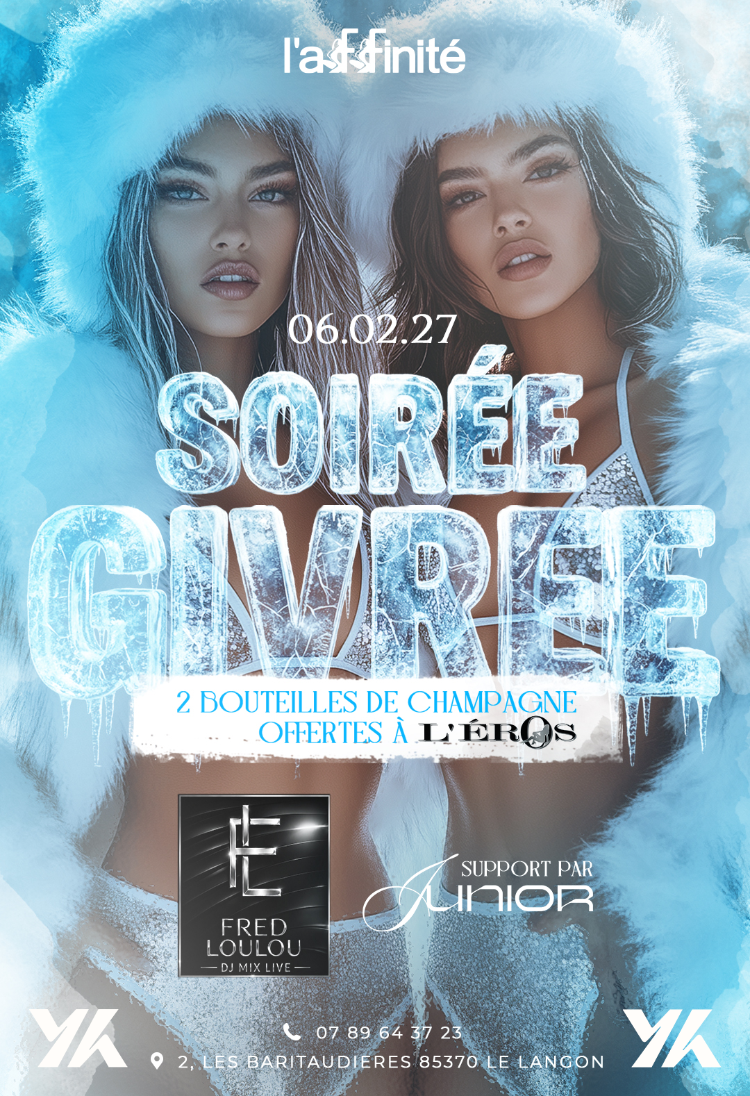 La Soirée Givrée – Dj Fred Loulou – Le Cap débarque