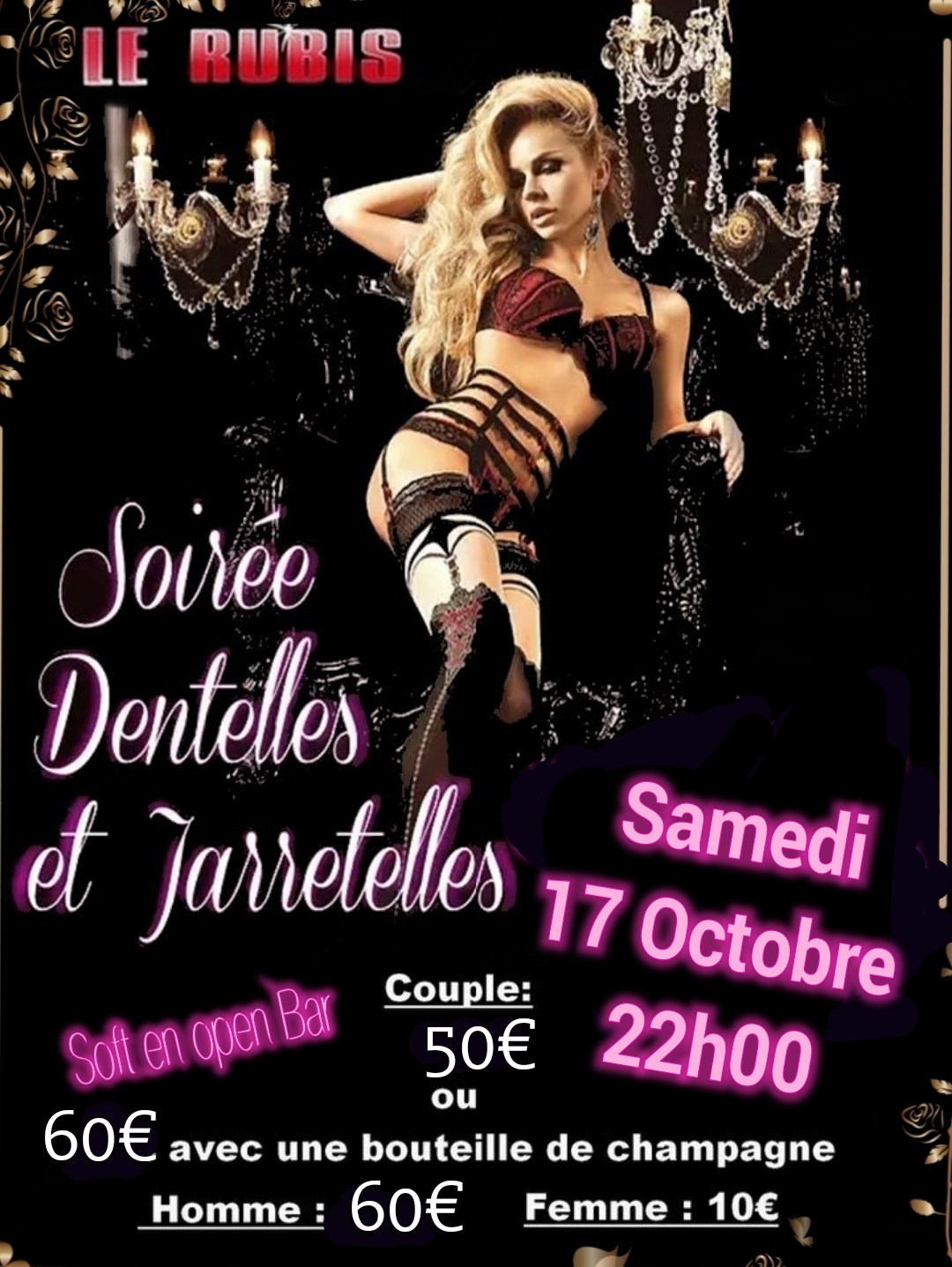 Soirée Dentelles et Jarretelles