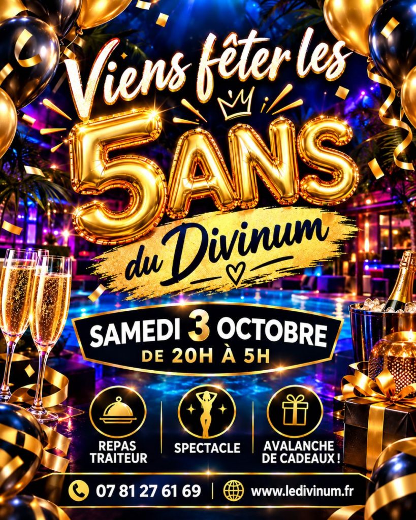 Viens fêter les 5 ans