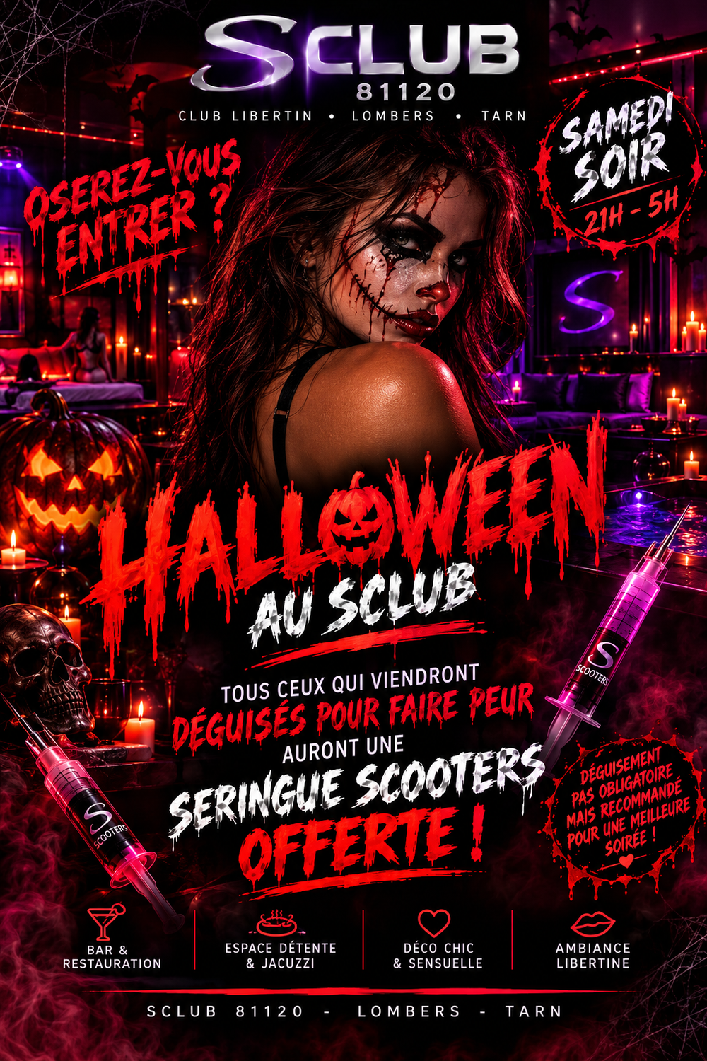 Halloween au Sclub