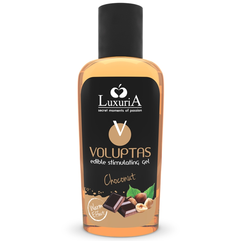 INTIMATELINE LUXURIA – VOLUPTAS GEL DE MASSAGE COMESTIBLE EFFET CHAUFFANT – CHOCONUT 100 ML