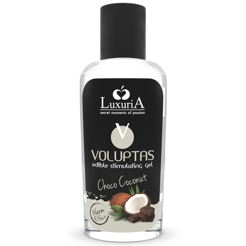 INTIMATELINE LUXURIA – VOLUPTAS GEL DE MASSAGE COMESTIBLE EFFET CHAUFFANT – NOIX DE COCO ET CRÈME 100 ML