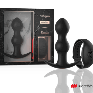 ANBIGUO – WATCHME TÉLÉCOMMANDE PLUG VIBRATEUR ANAL TIBERIO