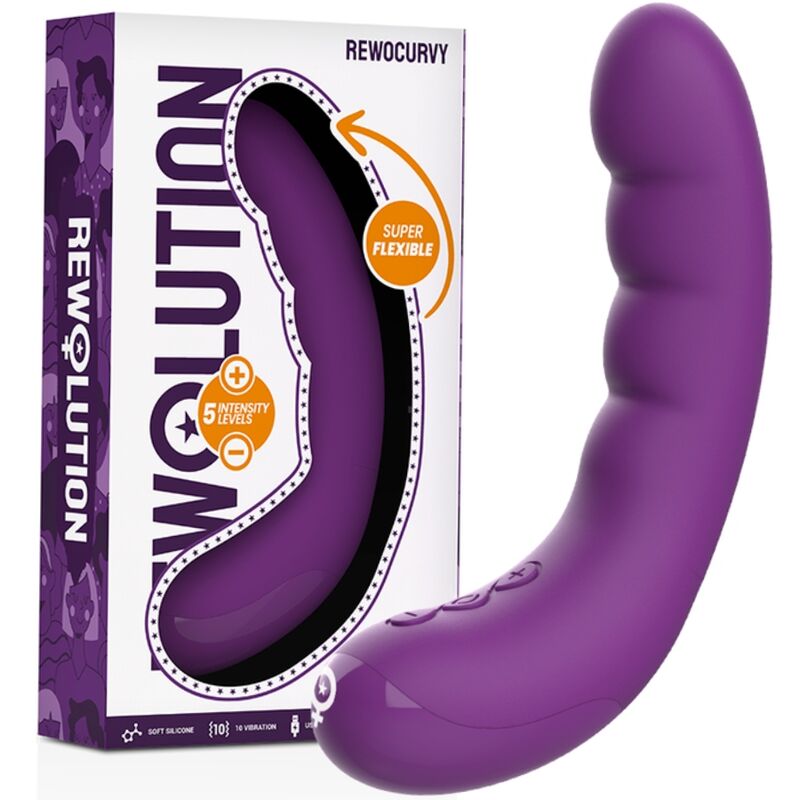 REWOLUTION – REWOCURVY VIBRATEUR FLEXIBLE RECHARGEABLE