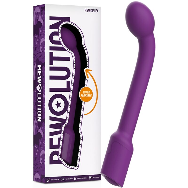 REWOLUTION – REWOFLEX VIBRATEUR STIMULATEUR DE POINT G FLEXIBLE