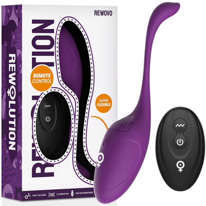 REWOLUTION – REWOVO TÉLÉCOMMANDE VIBRATEUR  OEUFS