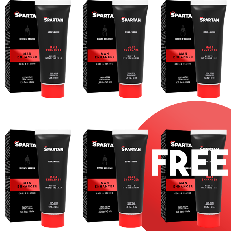 SPARTAN – GEL DERECCION-ORGASMO-DURACION DE PAREJA 100% VEGANO 5+1 GRATUIT