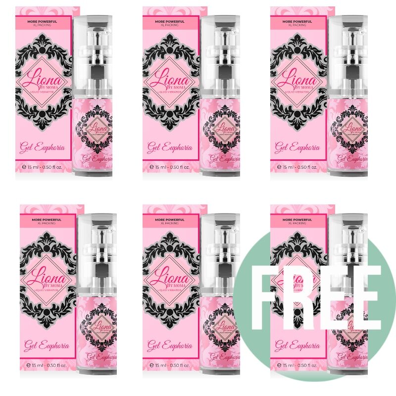 LIONA BY MOMA – VIBRATEUR LIQUIDE EUPHORIA GEL 15 ML 5+1 OFFERT