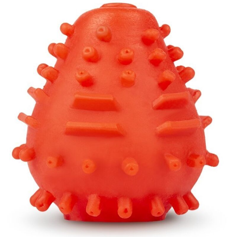 G-VIBE – OEUF MASTURBATEUR TEXTURÉ RÉUTILISABLE ROUGE