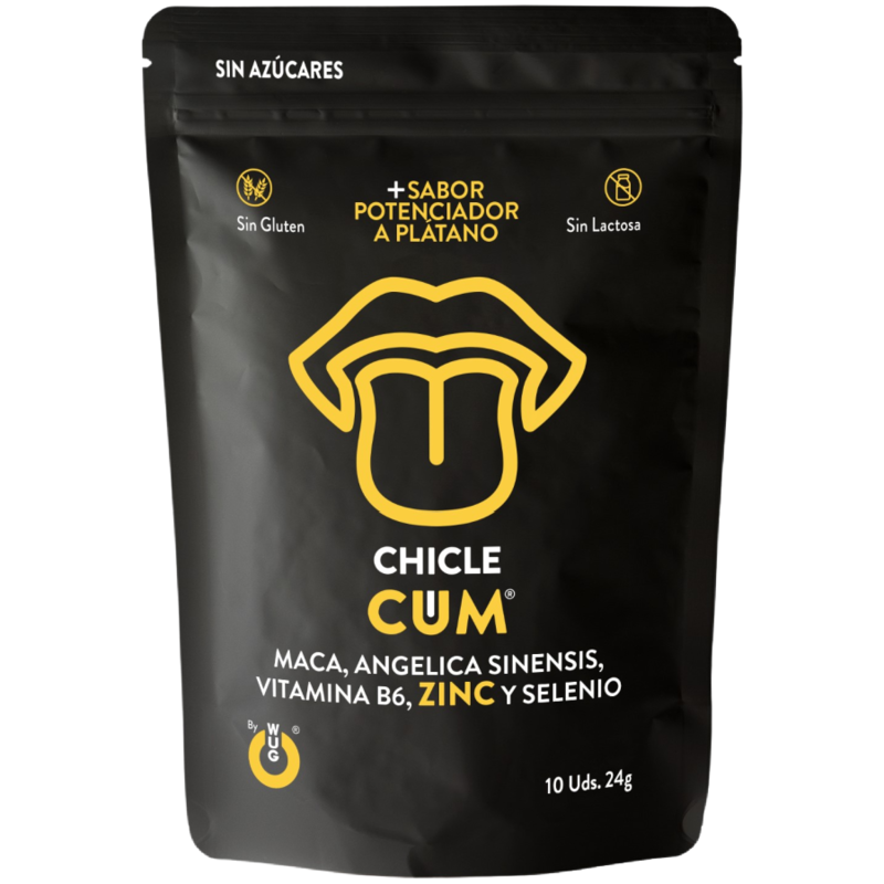 WUG SEX SENSE – CUM AUGMENTATION DE LÉJACULATION GOMME ET SPERME SAVEUR BANANE 10 UNITÉS