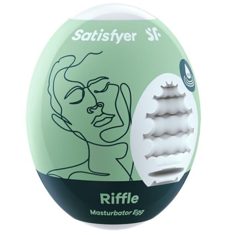 SATISFYER – OEUF DE MASTURBATEUR RIFFLE
