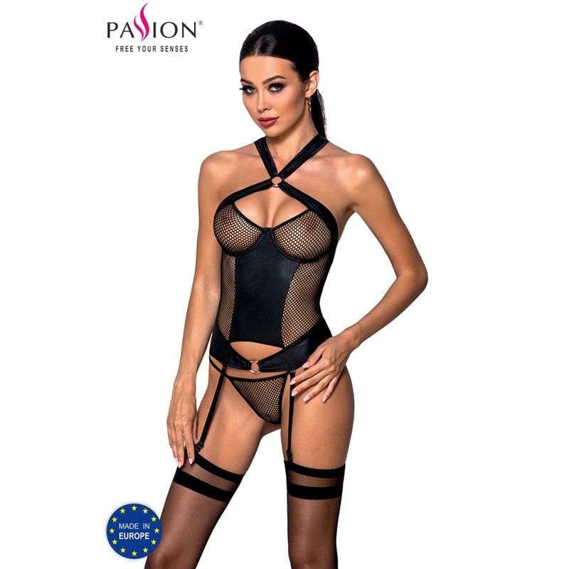 PASSION – AMANDA CORSET CUERO ECOLOGICO L/XL