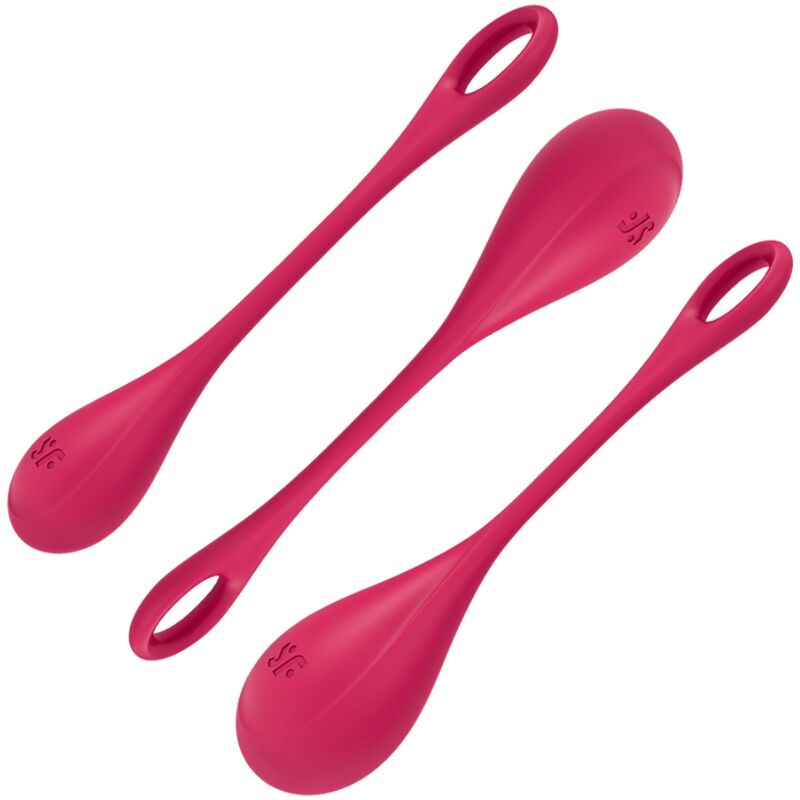 SATISFYER – ENSEMBLE ENTRAÎNEMENT YONI POWER 1 ROUGE