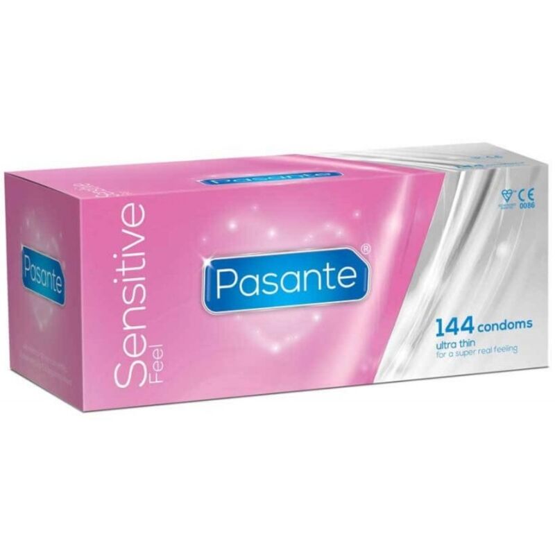 PASANTE – PRÉSERVATIFS ULTRAFINS SENSIBLES 144 UNITÉS