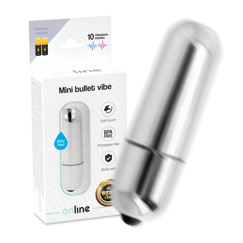 ONLINE – MINI BALLE VIBRANTE ARGENT