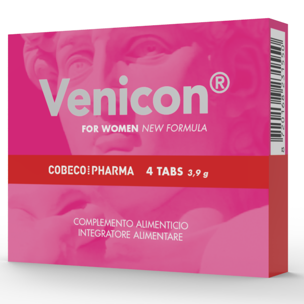COBECO – VENICON SUPPLÉMENT LIBIDO FÉMININ 4 CAPSULES