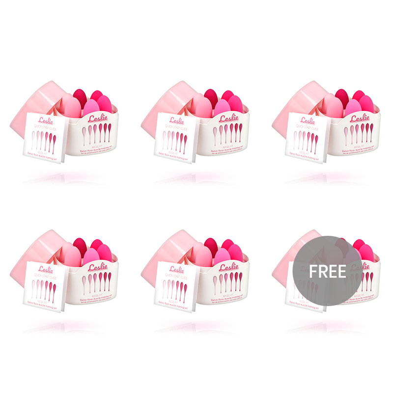 LESLIE – KEGEL FIT ENSEMBLE DENTRAÎNEMENT DES MUSCLES PELVIENS 6 POIDS 5+1 GRATUIT