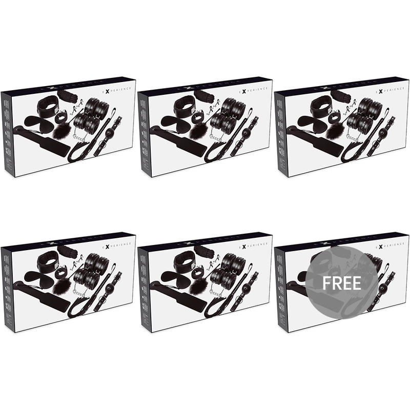 EXPERIENCE – KIT FÉTICHE BDSM SÉRIE NOIRE 5+1 GRATUIT