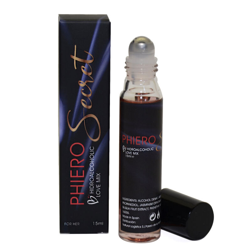 500 COSMETICS – PHIERO SECRET COMBINAISON NATURELLE SANS ODEUR DHORMONES SEXUELLES FÉMININES 15 ML