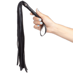 SECRETPLAY – FOUET DE BONDAGE NOIR  COLLECTION BDSM
