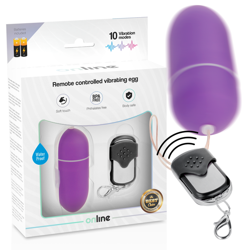 ONLINE – OEUF VIBRANT TÉLÉCOMMANDE L LILAS
