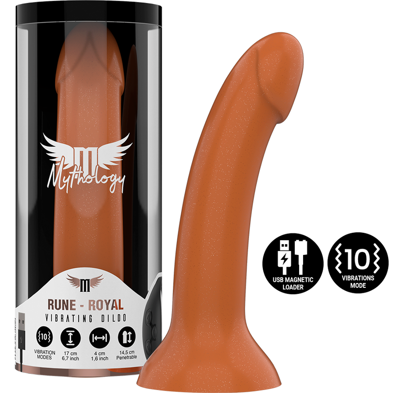 MYTHOLOGY – RUNE ROYAL DILDO M – VIBRATEUR WATCHME TECHNOLOGIE SANS FIL COMPATIBLE