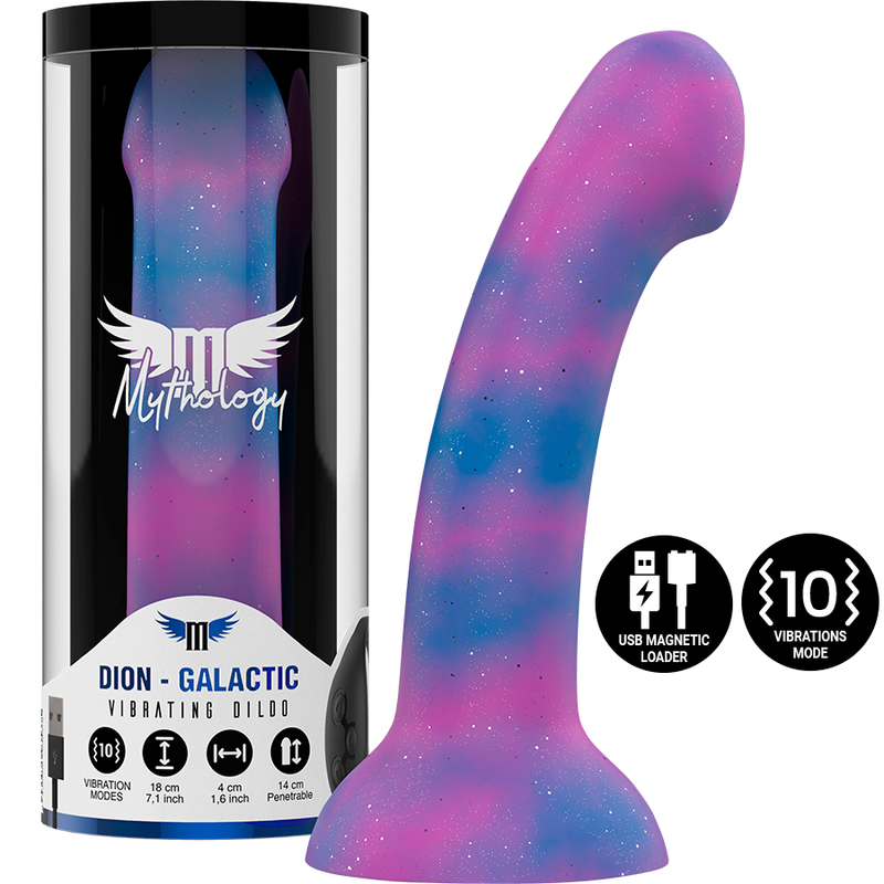 MYTHOLOGY – DION GALACTIC DILDO M – VIBRATEUR WATCHME TECHNOLOGIE SANS FIL COMPATIBLE