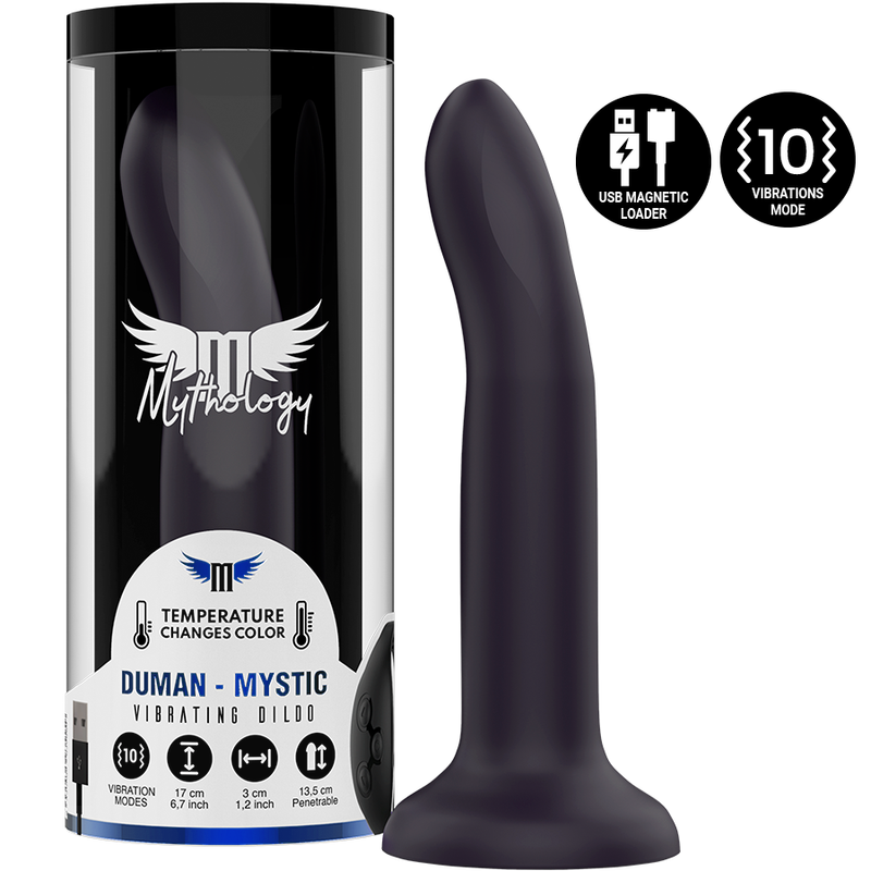 MYTHOLOGY – DUMAN MYSTIC DILDO M – VIBRATEUR COMPATIBLE AVEC LA TECHNOLOGIE SANS FIL WATCHME