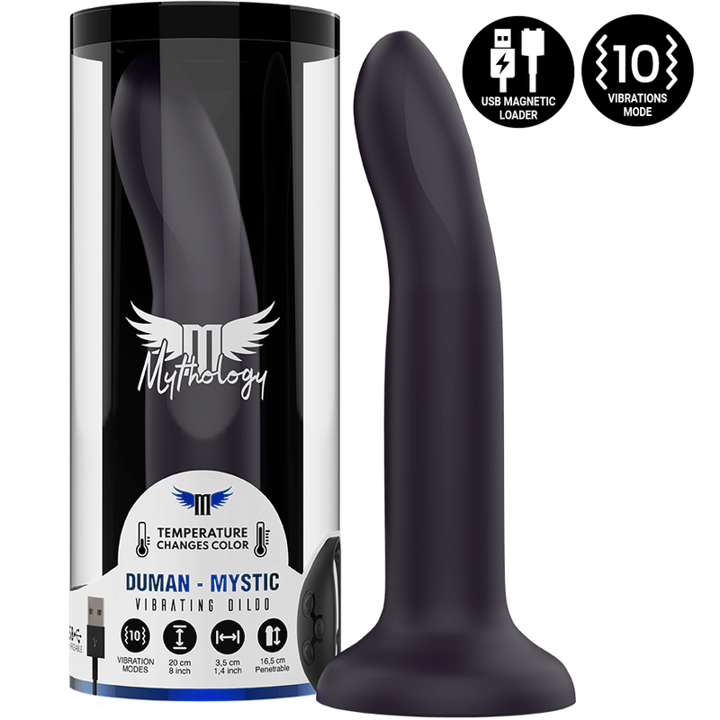 MYTHOLOGY – DUMAN MYSTIC DILDO L – VIBRATEUR COMPATIBLE AVEC LA TECHNOLOGIE SANS FIL WATCHME