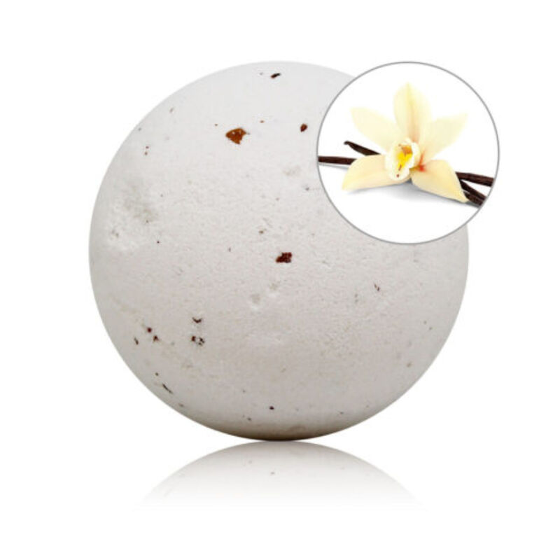 TALOKA – BOMBE DE BAIN PARFUMÉE VANILLE AUX PÉTALES DE ROSE