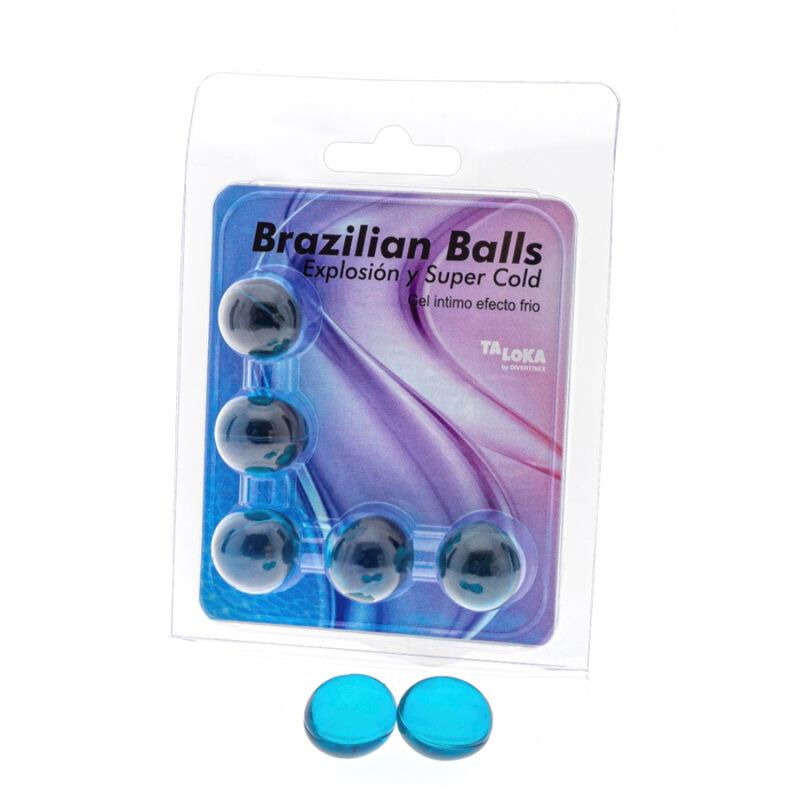 TALOKA – 5 BOULES BRÉSILIENNES GEL EXCITANT EFFET FROID