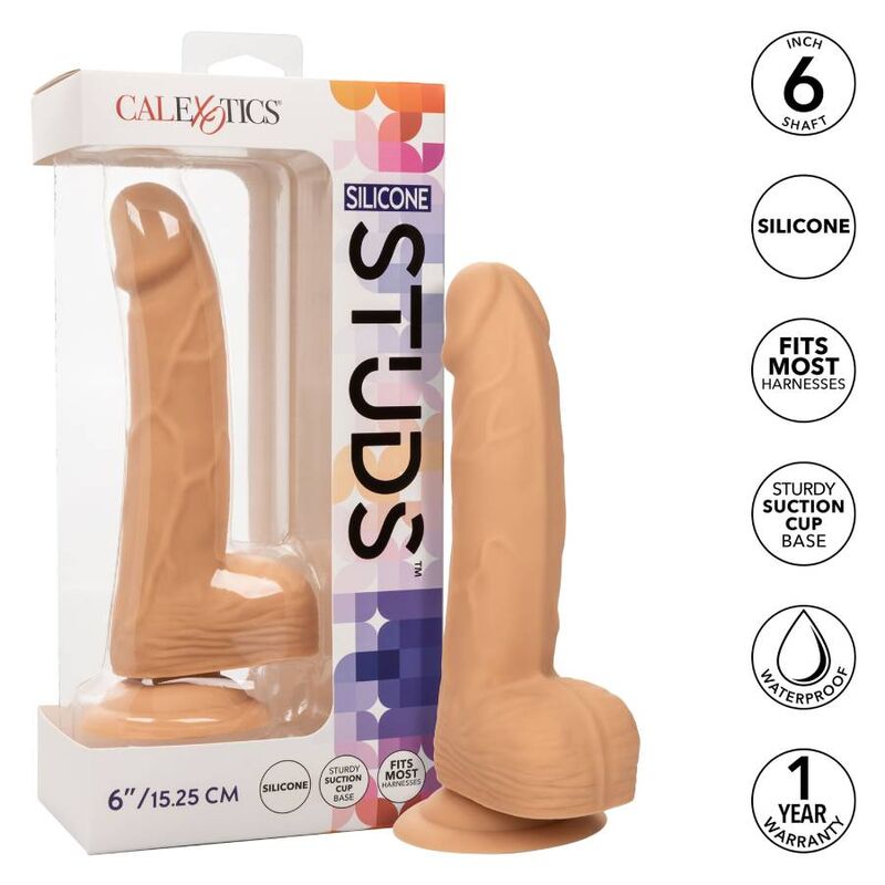 CALEXOTICS – CLOUS EN SILICONE 15.24 CM PEAU