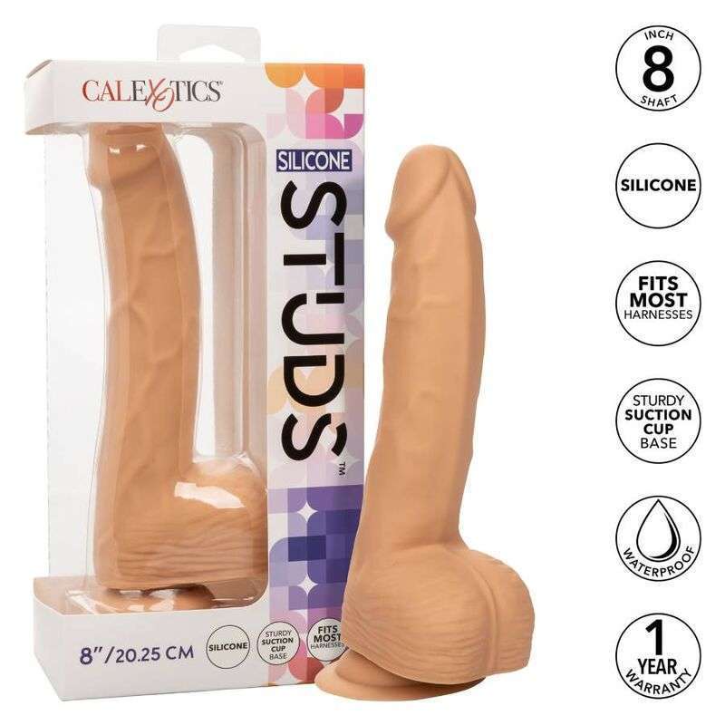 CALEXOTICS – CLOUS EN SILICONE 20.32 CM PEAU