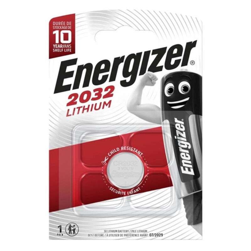 ENERGIZER – PILE BOUTON LITHIUM CR2032 3V 1 UNIT?