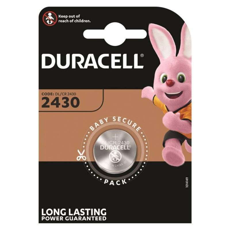 DURACELL – PILE BOUTON LITIO CR2430 3V 1 UNIT?