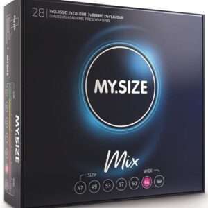 MY SIZE – MIX PRÉSERVATIFS 64 MM 28 UNITÉS
