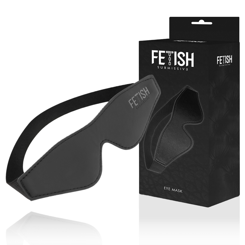 FETISH SUBMISSIVE – MASQUE EN CUIR VÉGAN AVEC DOUBLURE EN NOPRÈNE