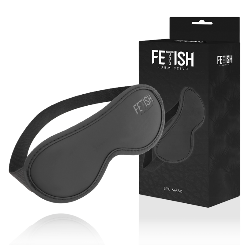 FETISH SUBMISSIVE – MASQUE EN CUIR VÉGAN II AVEC DOUBLURE EN NOPRÈNE