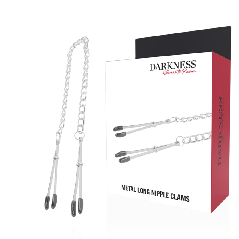 DARKNESS – PINCES À TÉTONS RÉGLABLES EN MÉTAL
