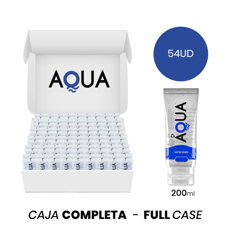 MOQ 54 – AQUA QUALITY LUBRIFIANT À BASE DEAU DE 200 ML