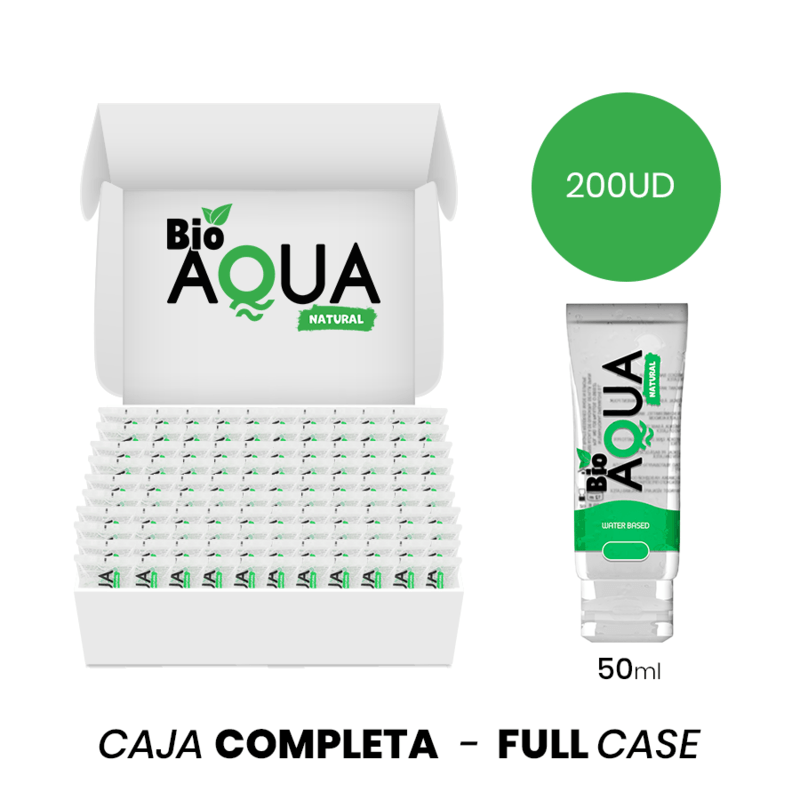 MOQ 200 – BIOAQUA LUBRIFIANT A BASE DEAU INGREDIENTS NATURELS 50 ML